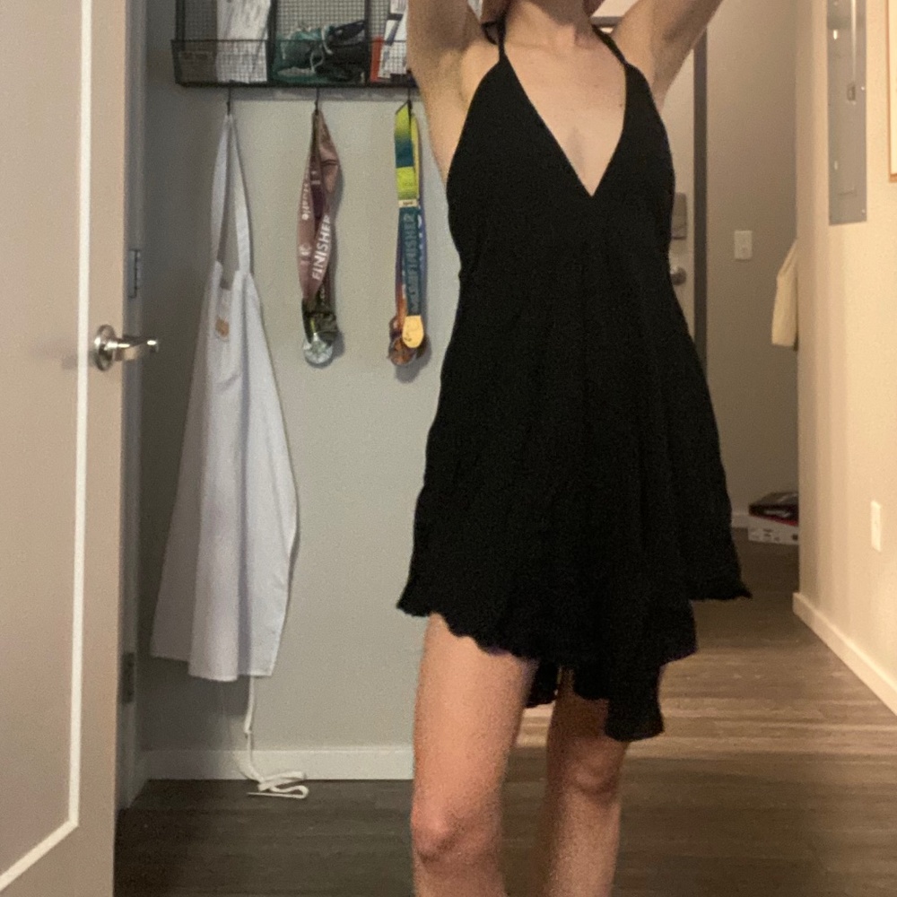 Beachy Boho Bali Dress | Black | Size S